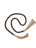 Indaba Trading Co Tassel Prayer Beads | Brown