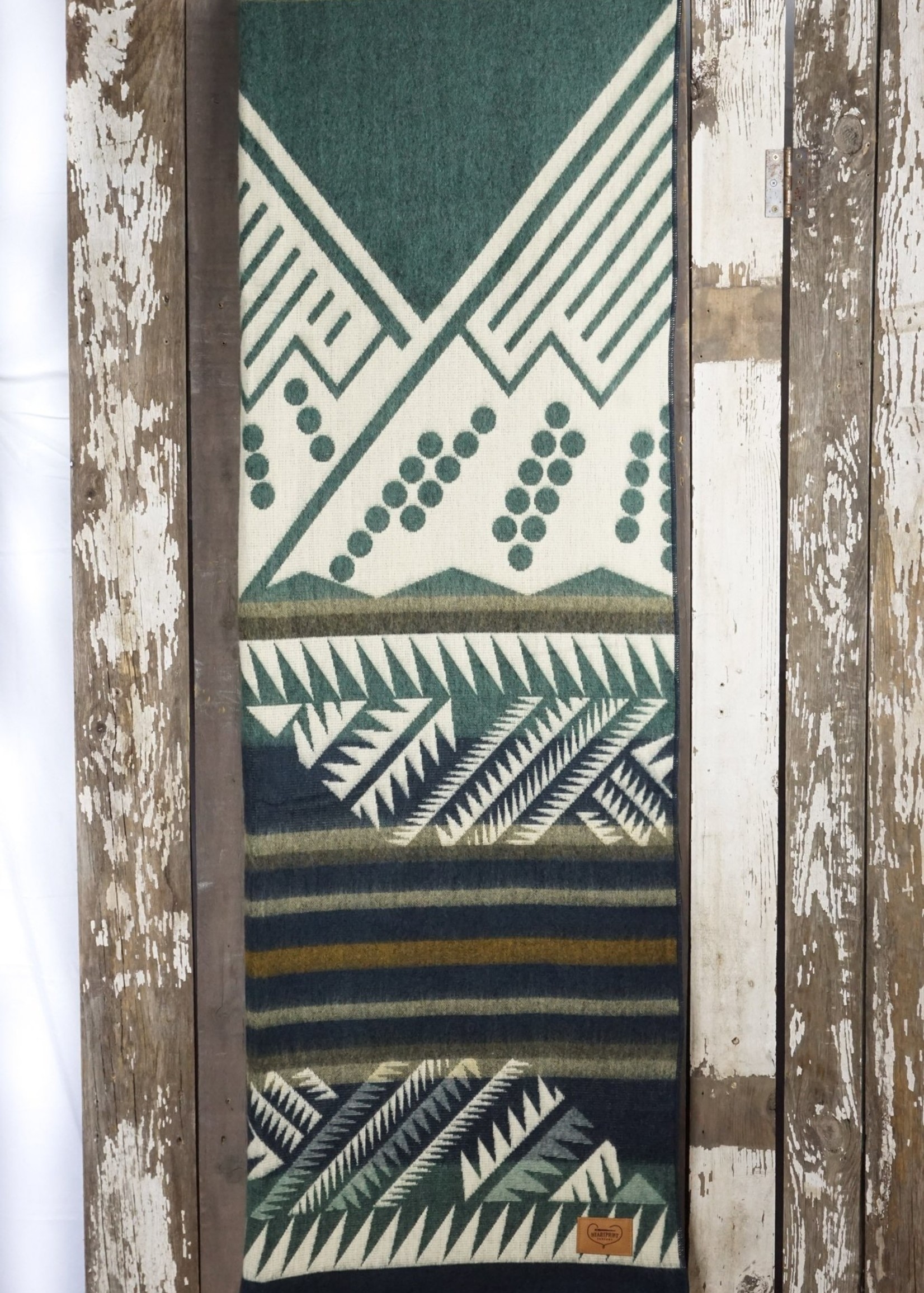 Heartprint Threads Tracing The Columbia Mountain Blanket | Queen