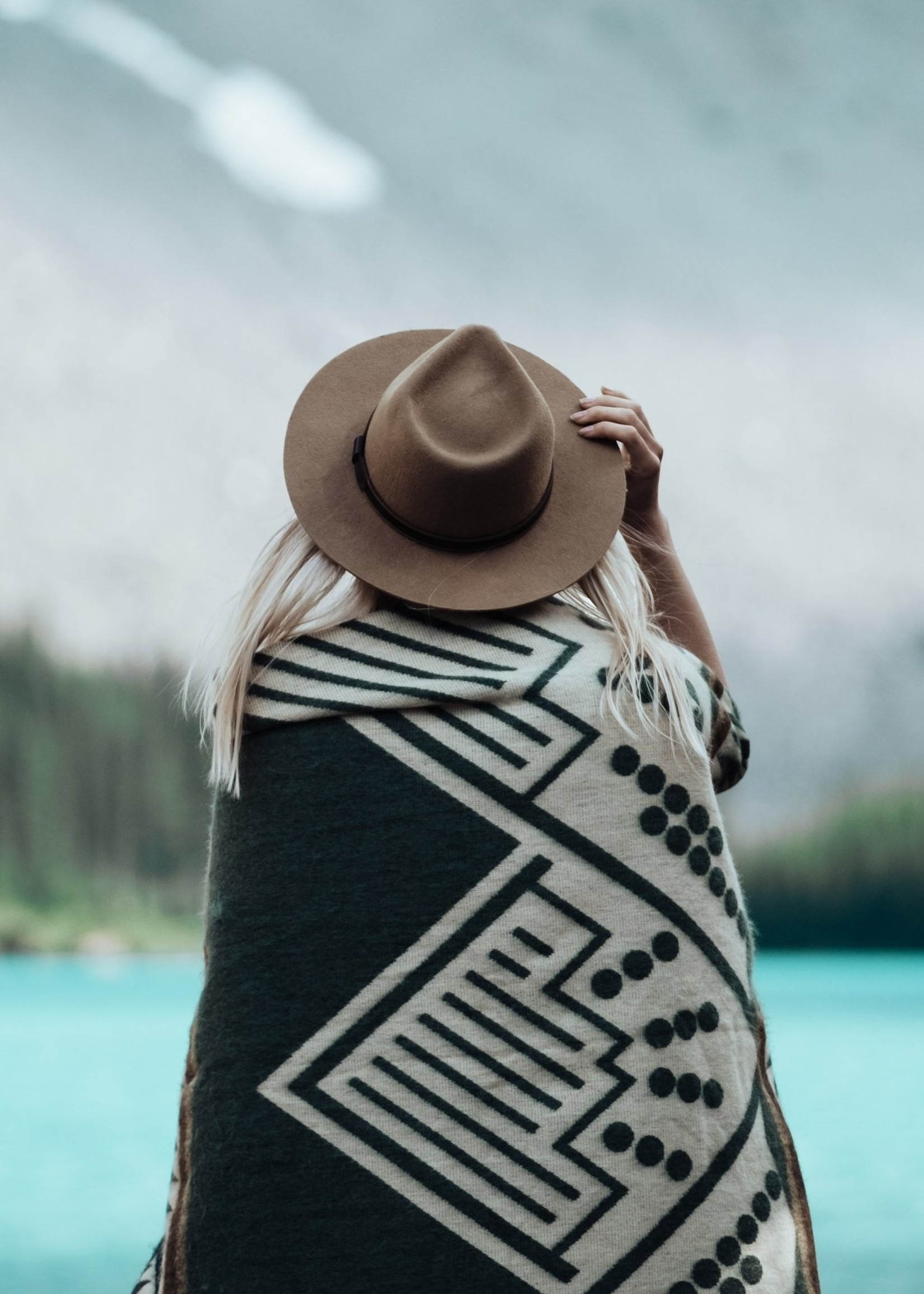 Heartprint Threads Tracing The Columbia Mountain Blanket | Queen