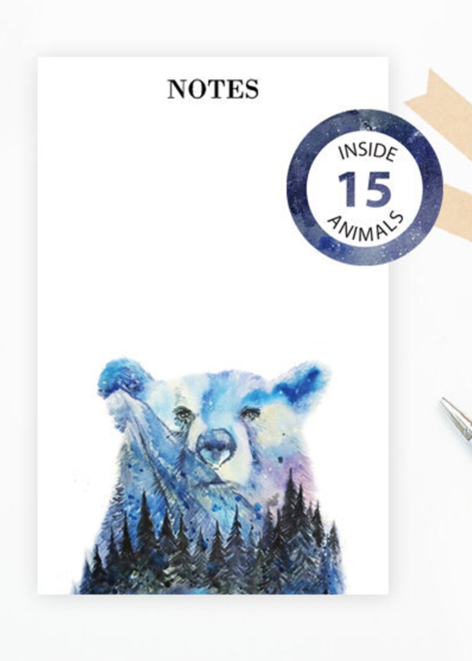 Elena Markelova Watercolour Notepad | Animals