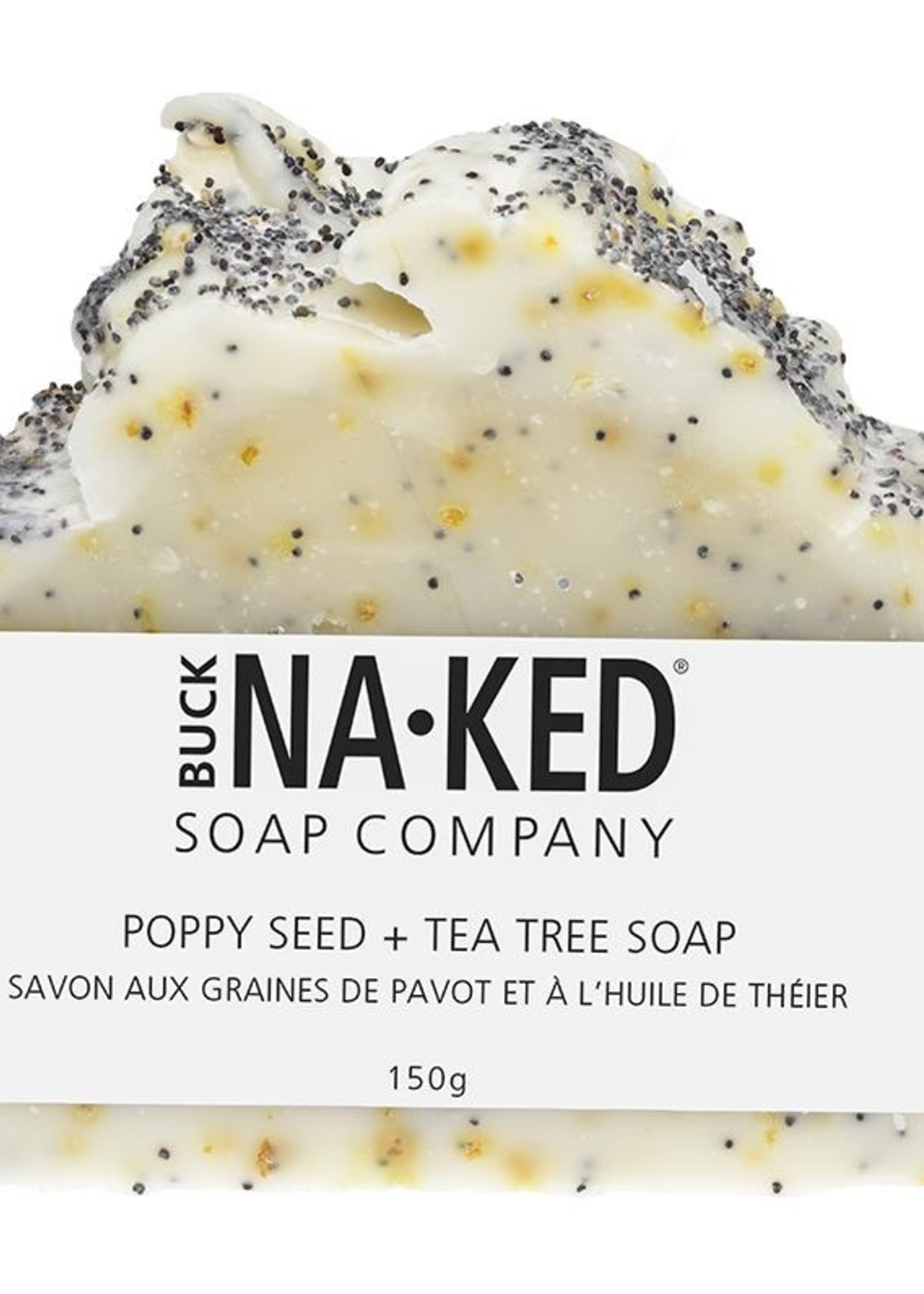 Buck Naked Soap Company Poppy Seed & Tea Tree Soap