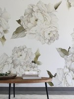 Urban Walls White Peonies