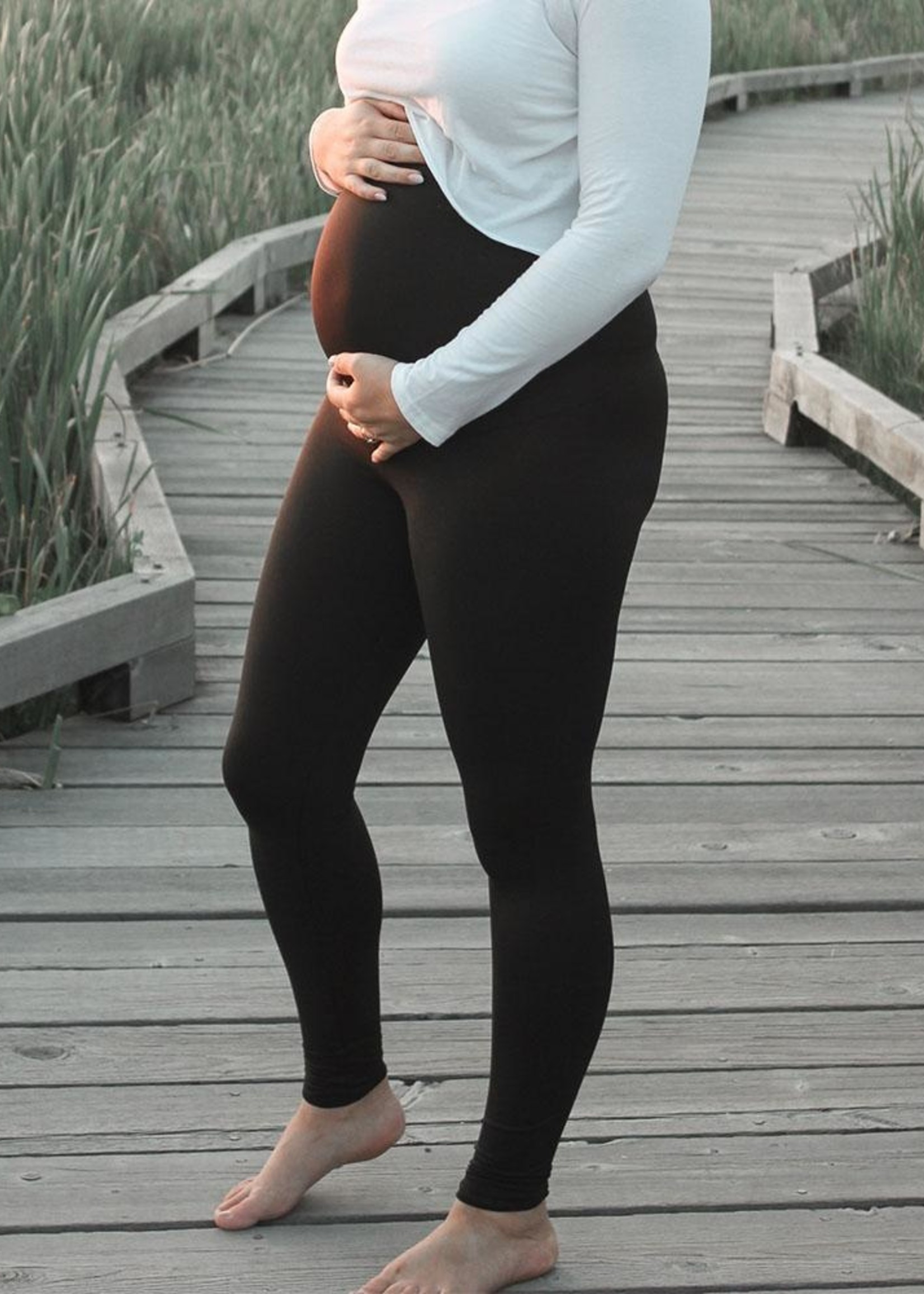 New Genes Maternity Lynx Maternity Leggings - Oak & Ivory Collective