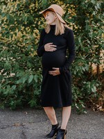 New Genes Maternity Miguel Ribbed Maternity Dress