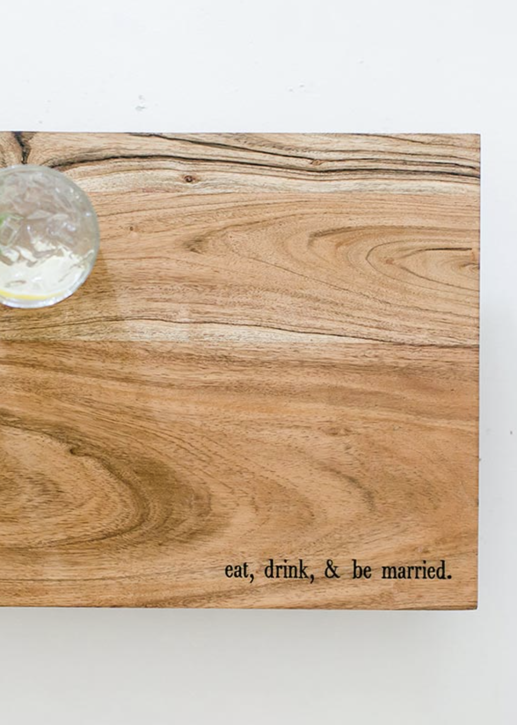 SB Design Studio Eat, Drink, & Be Married Tray