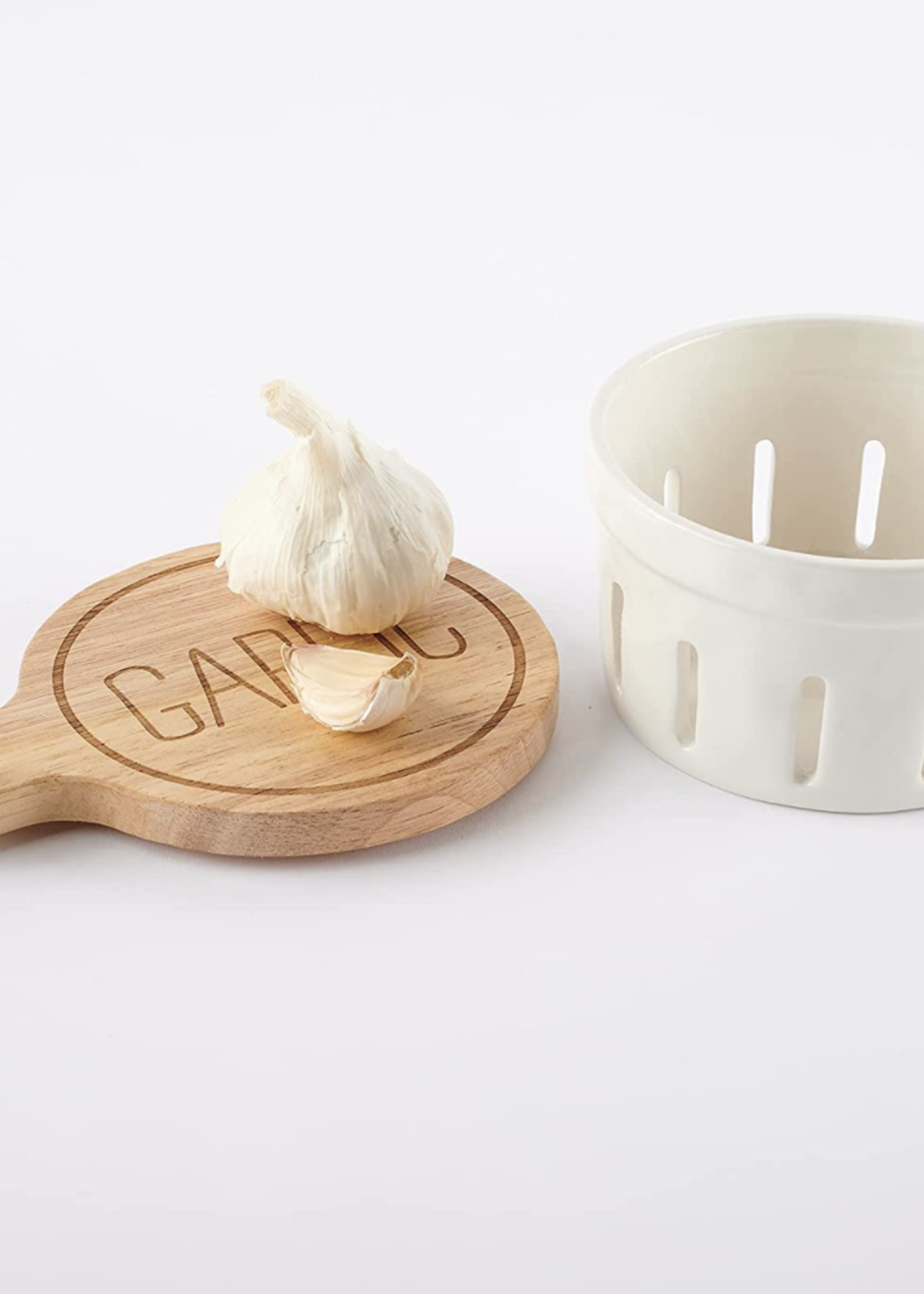 Mud Pie Garlic Chop & Store Set