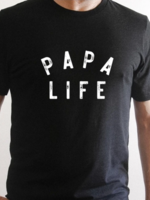 My Cheeky Baby Papa Life Tee | Black