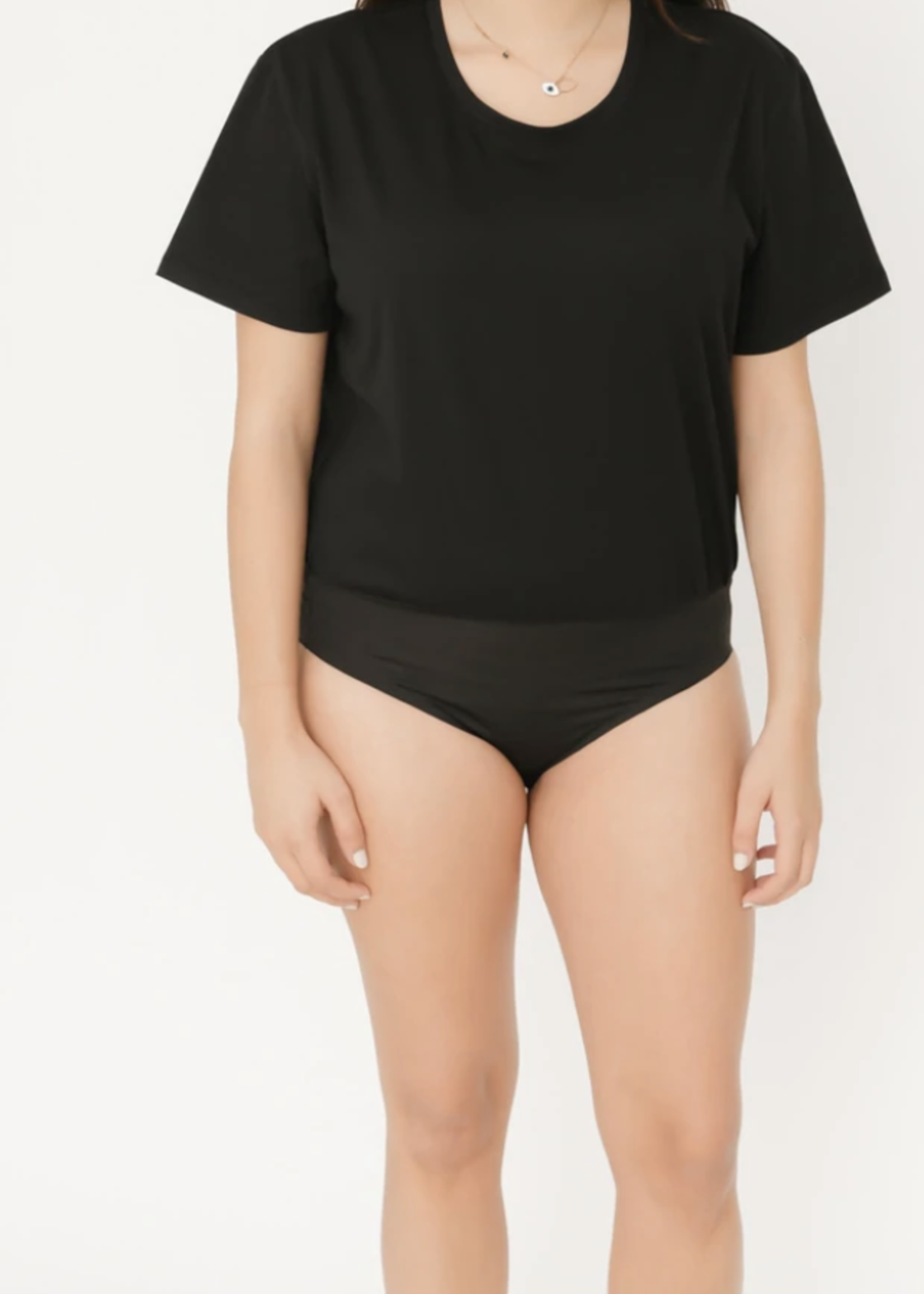 T-Shirt Body Suit | Midnight Black