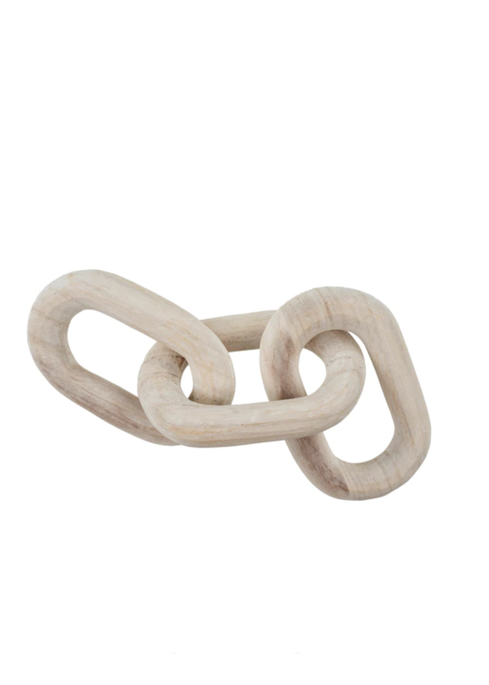 Indaba Trading Co 60% OFF Wooden Chainlinks | White Wash