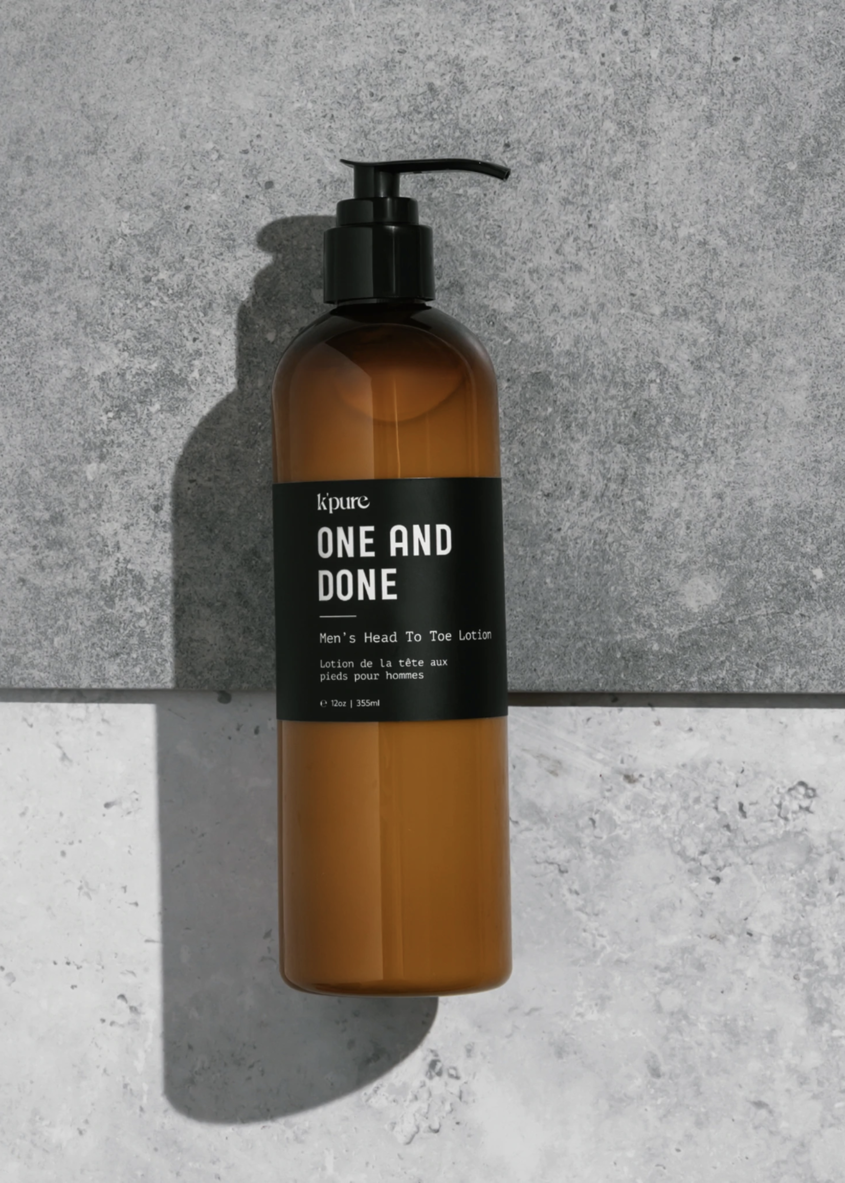 K'Pure One And Done | Men's Head To Toe Lotion