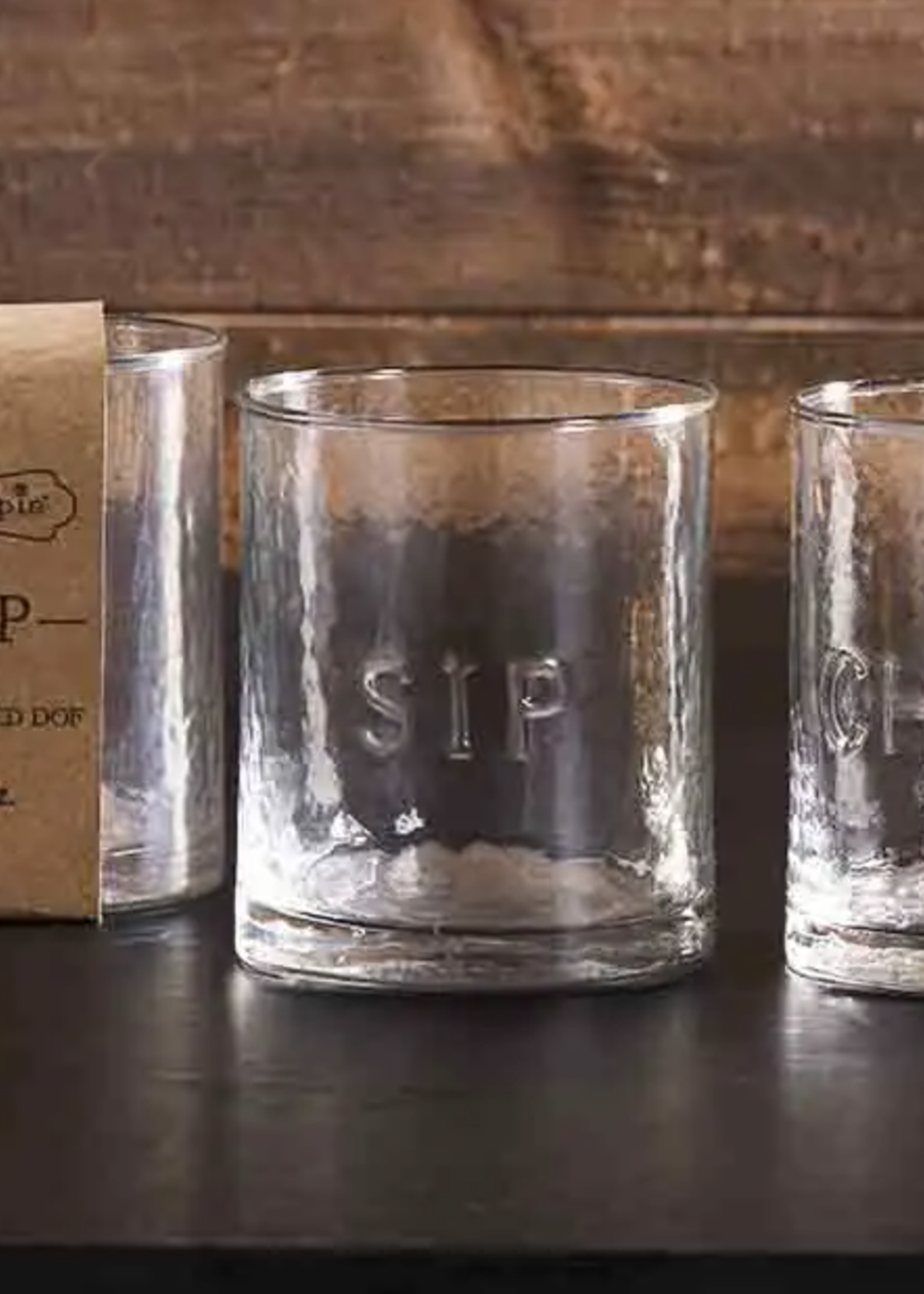 Mud Pie Sip | Embossed Old Fashioned Glass | 6oz