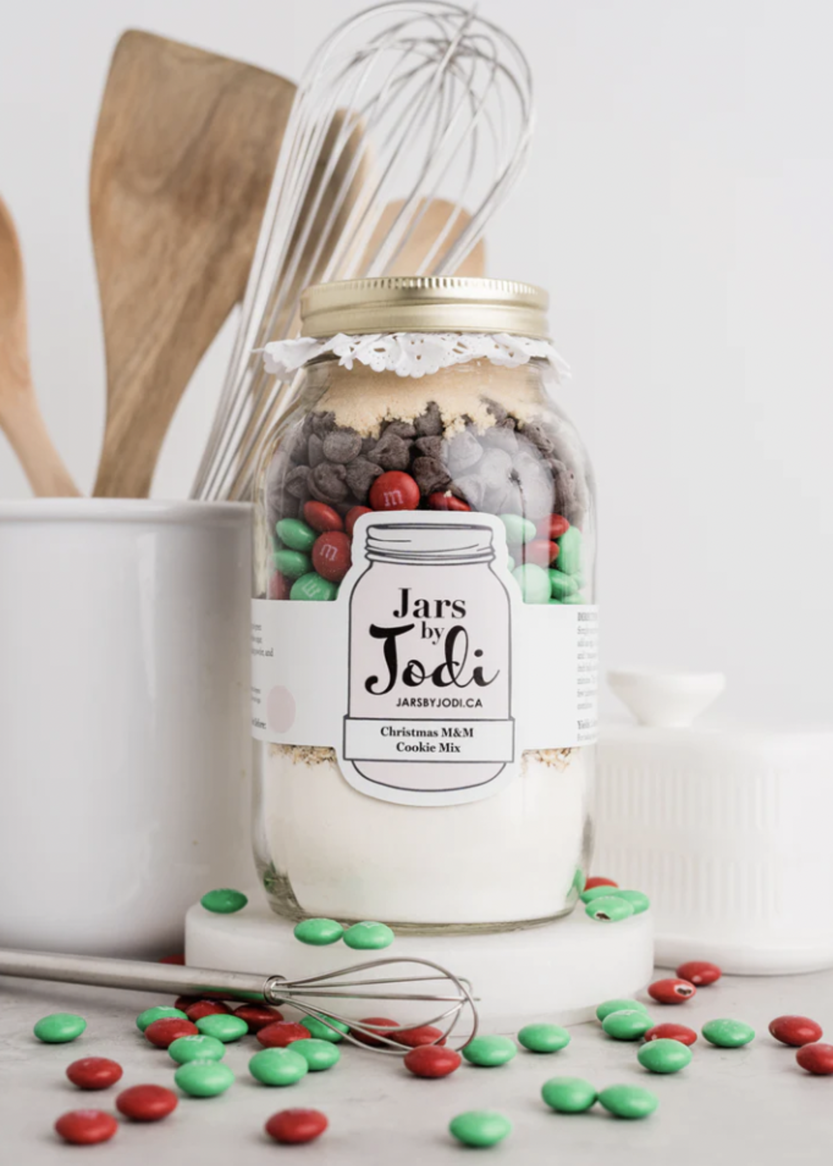 Jars By Jodi Christmas M&M Cookies | Regular