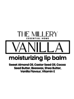 The Millery Vanilla Lip Balm