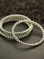 Bali Design Sterling Silver Twist Ring