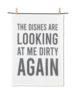 Abbott Dirty Dishes Tea Towel