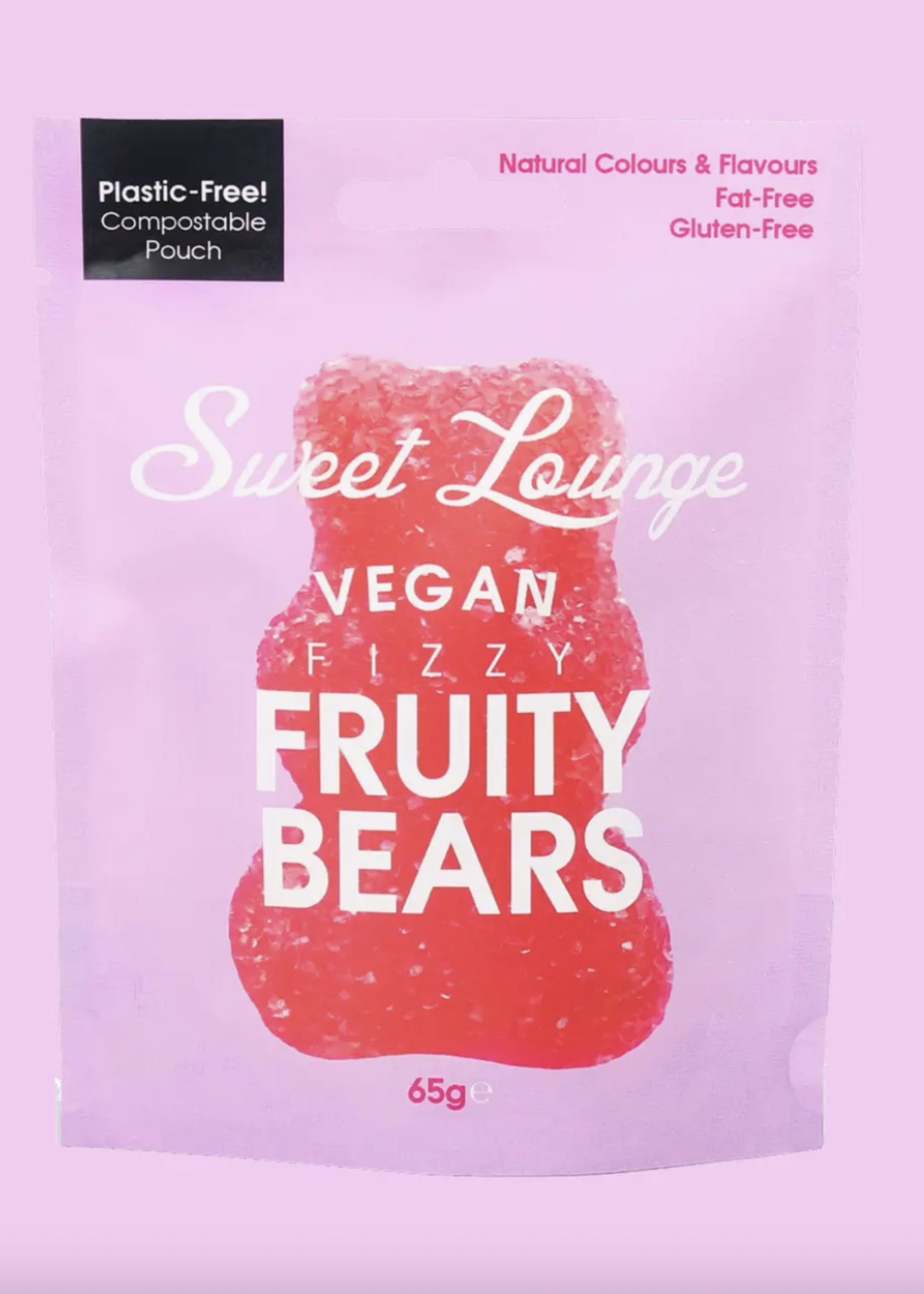 SweetUK Vegan Fizzy Fruity Bears | 65g