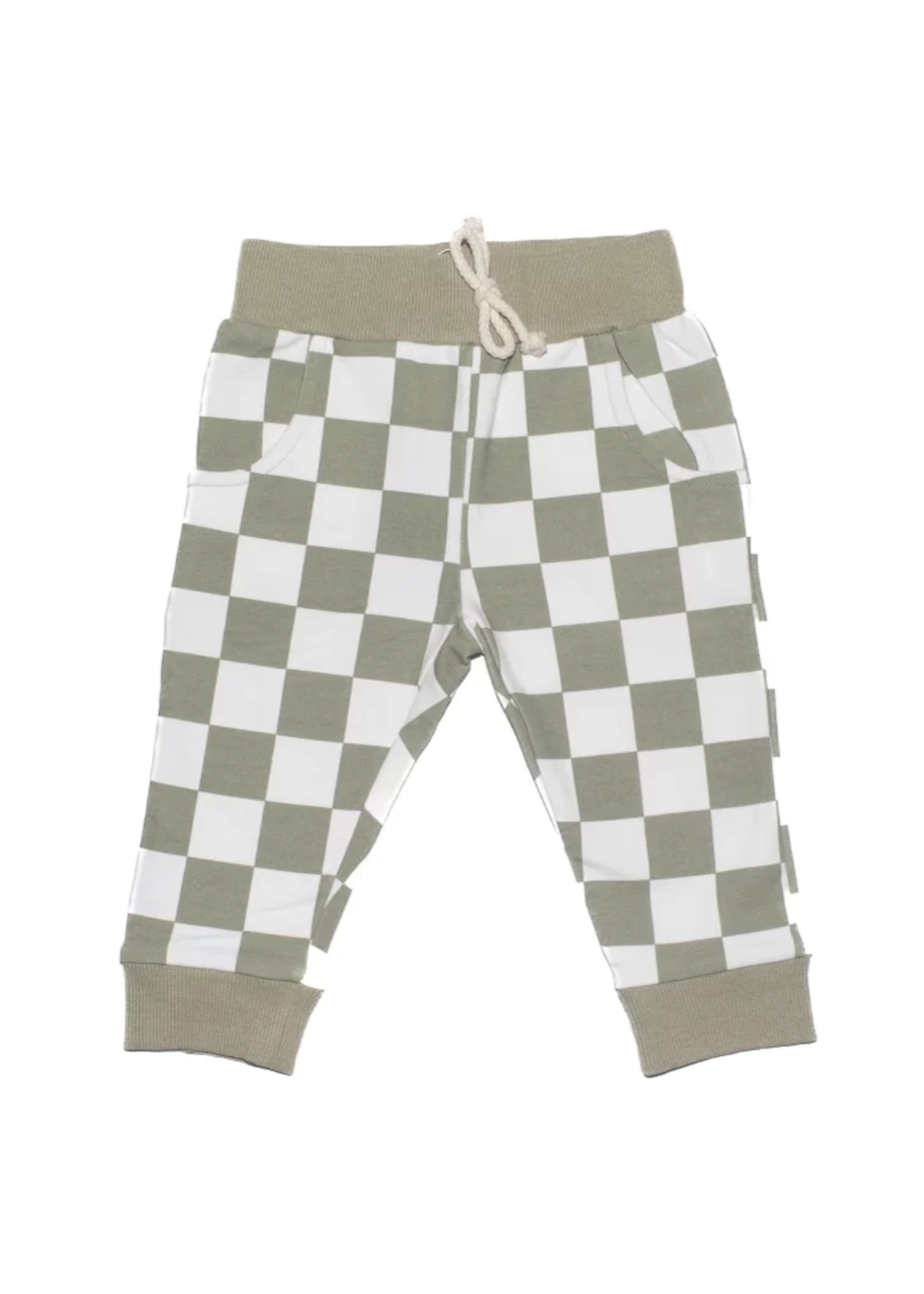 Burbaby Co. Checkered Joggers | 3 Colours