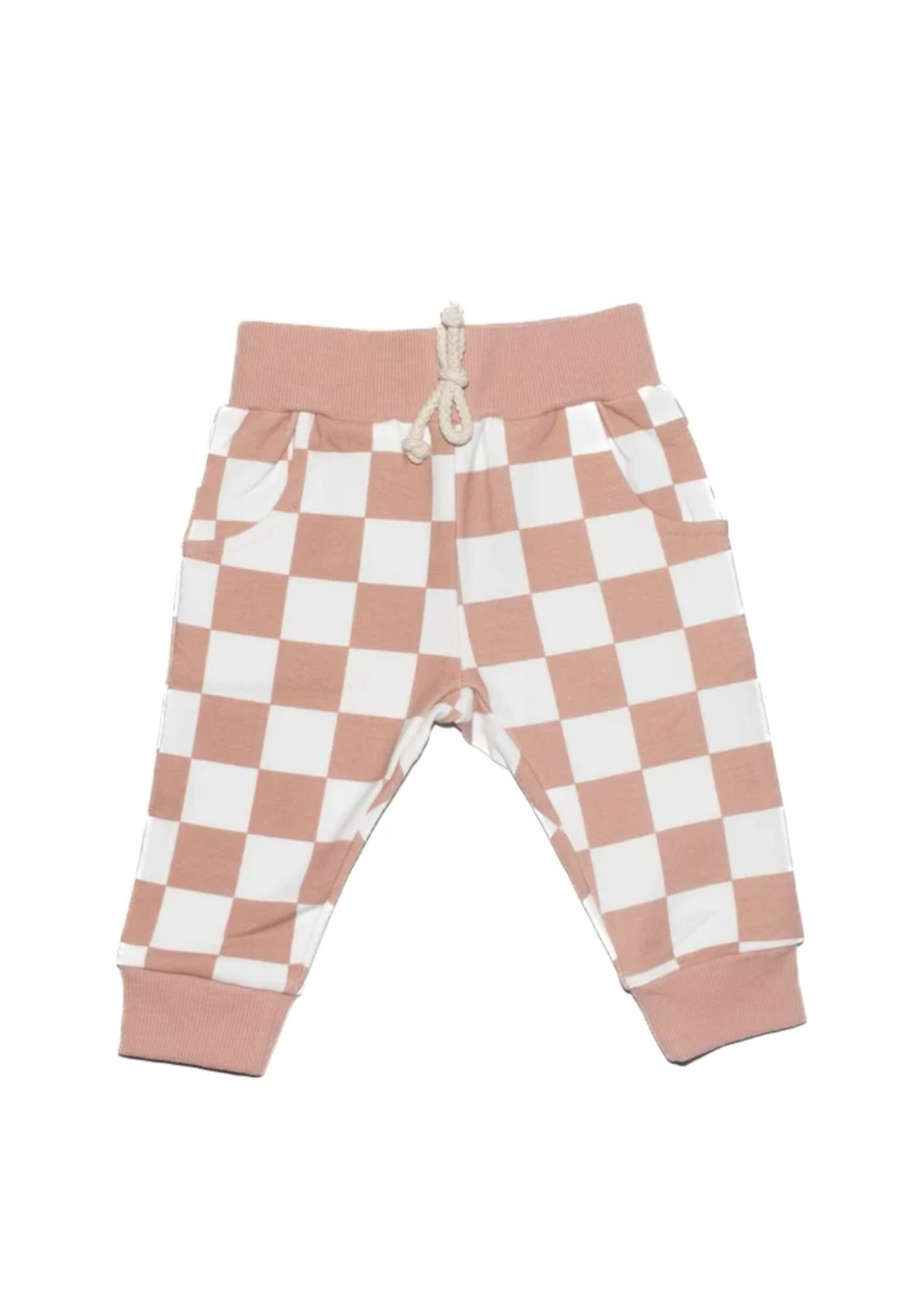 Burbaby Co. Checkered Joggers | 3 Colours