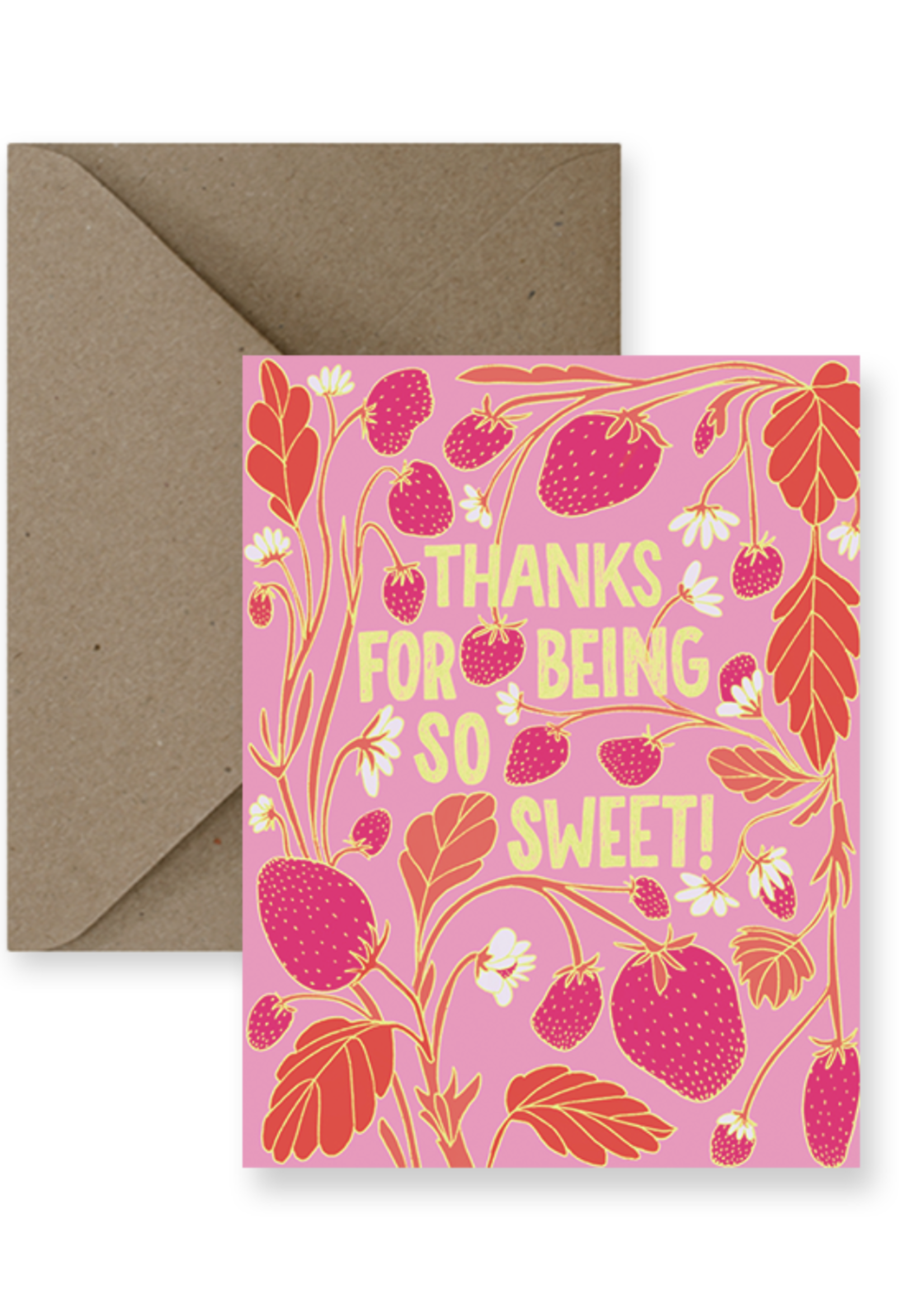 IMPAPER Sweet Like Strawberries Card