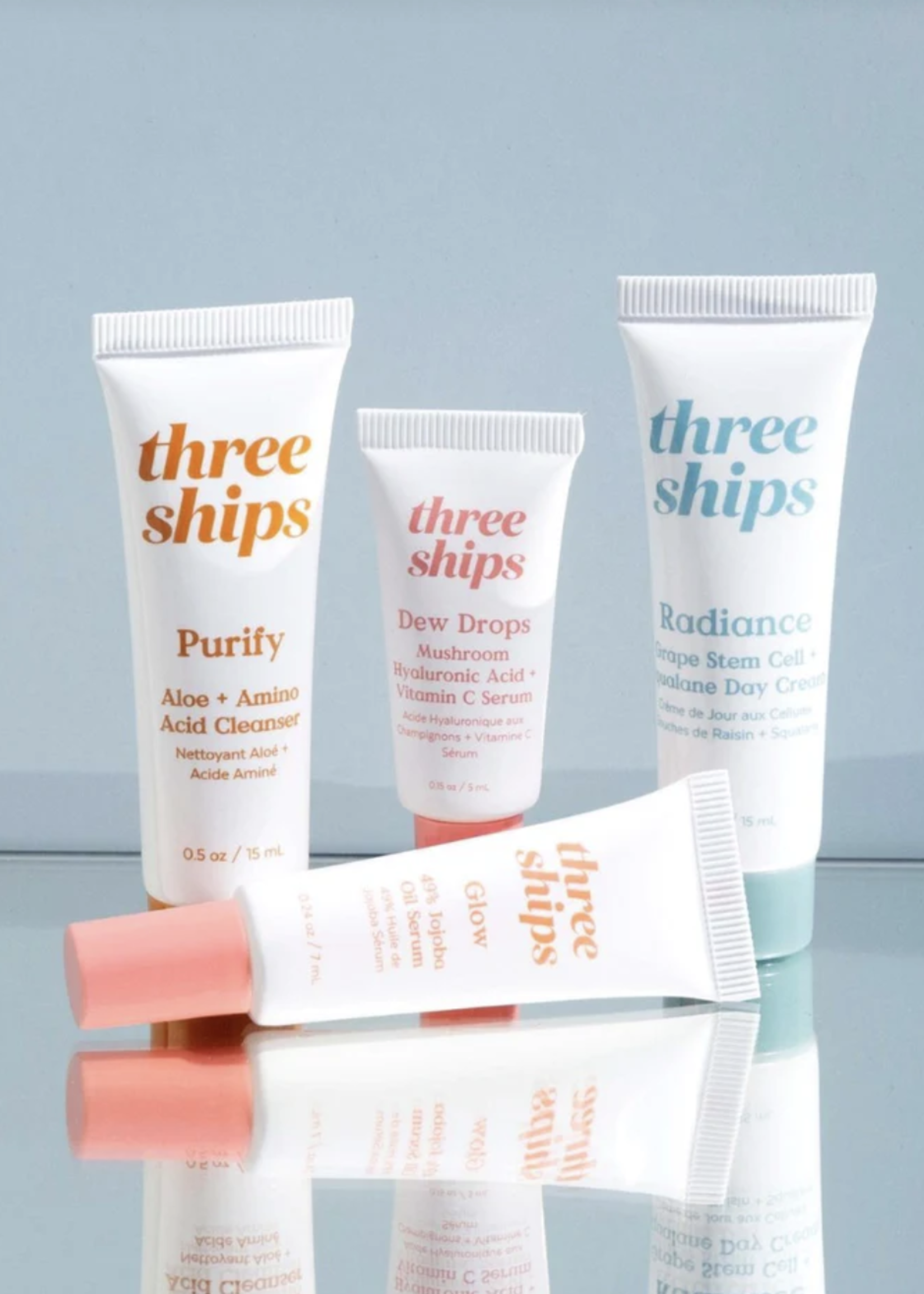 Three Ships Beauty Set Sail | Skincare Discovery Kit
