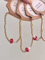 Pink Tide Bead Co Mushroom Bracelet | 14k Gold Fill