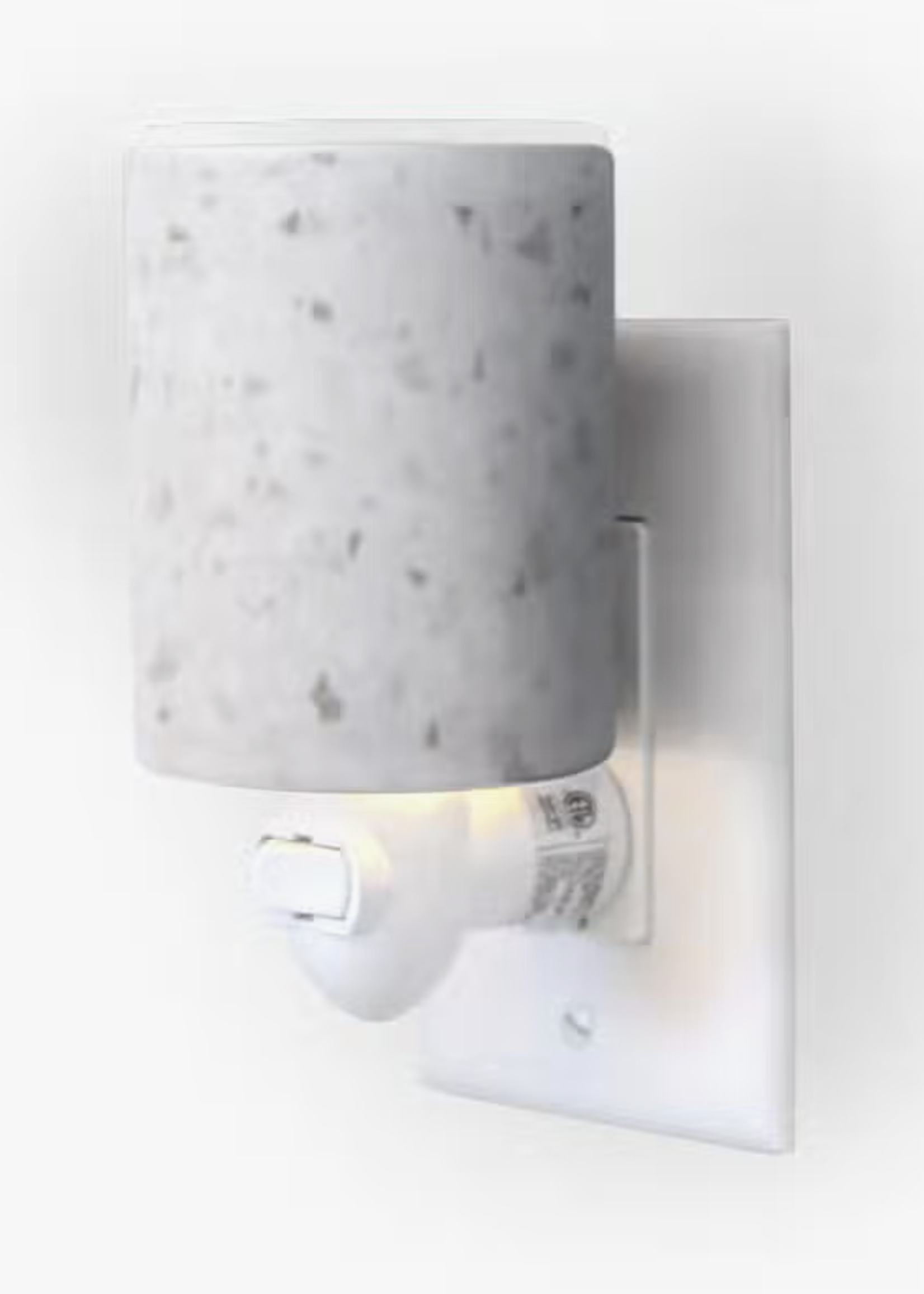 HW Outlet Wax Warmer | White Terrazzo