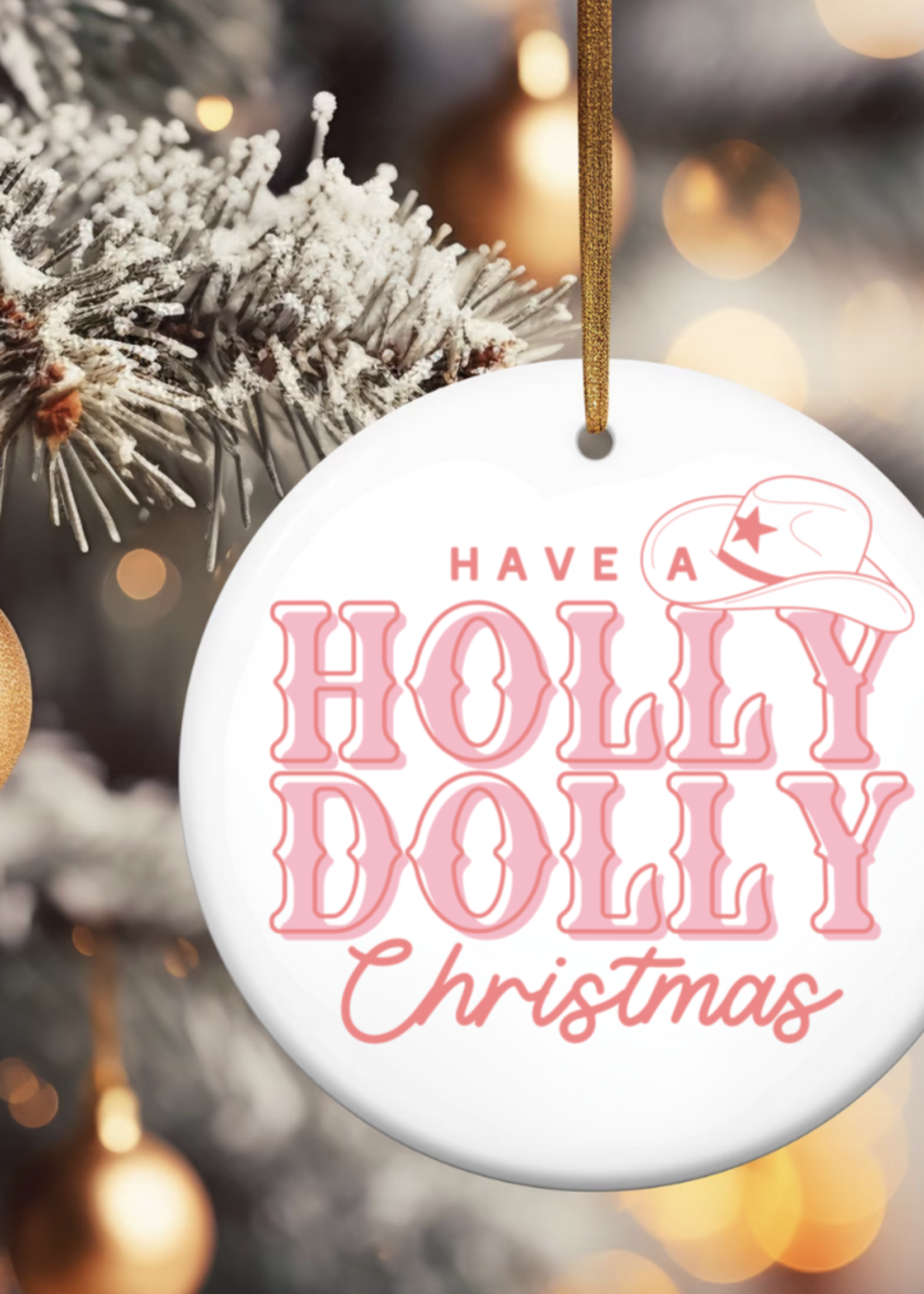 Coco Cloud Hard Goods Ceramic Ornament | Holly Dolly