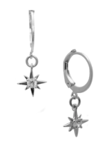 ZoeL North Star Earrings | Silver