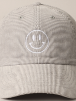 FASH Happy Baseball Hat | Grey