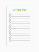 PLS Get Shit Done Notepad