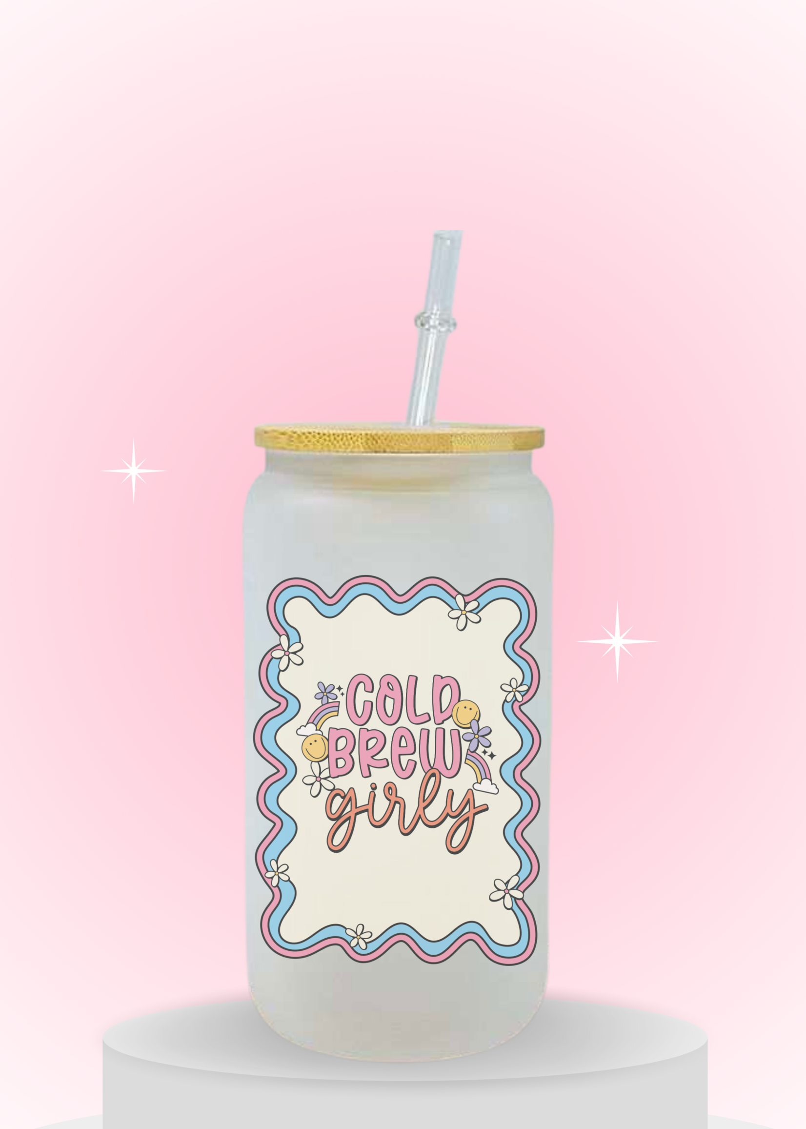 Coco Cloud Hard Goods 16oz Frosted Can Glass | SS24