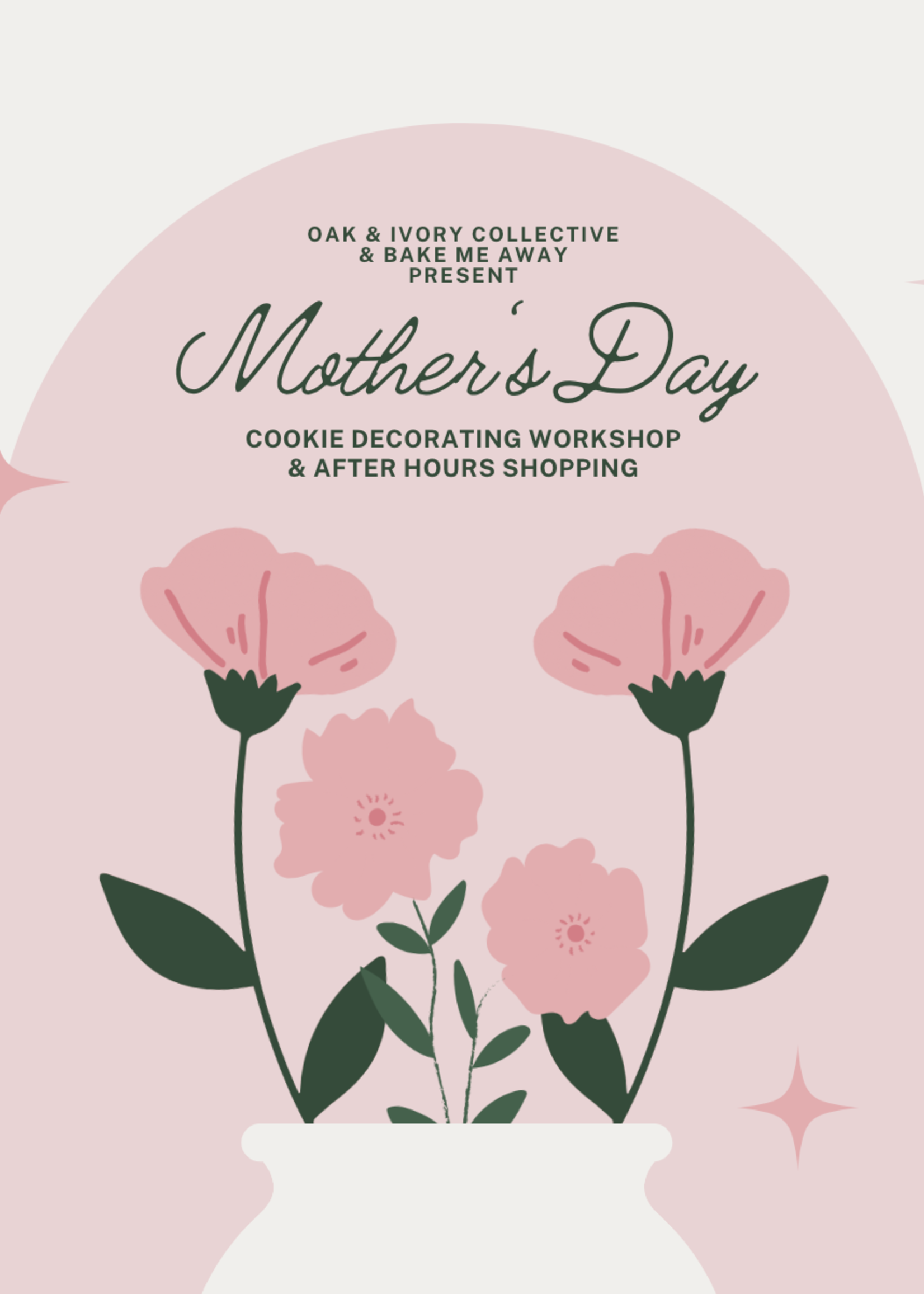 Bake Me AWAY Mother's Day Cookie Decorating Workshop Ticket