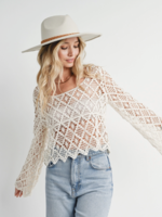 BIV Noelle Crochet Top | Natural