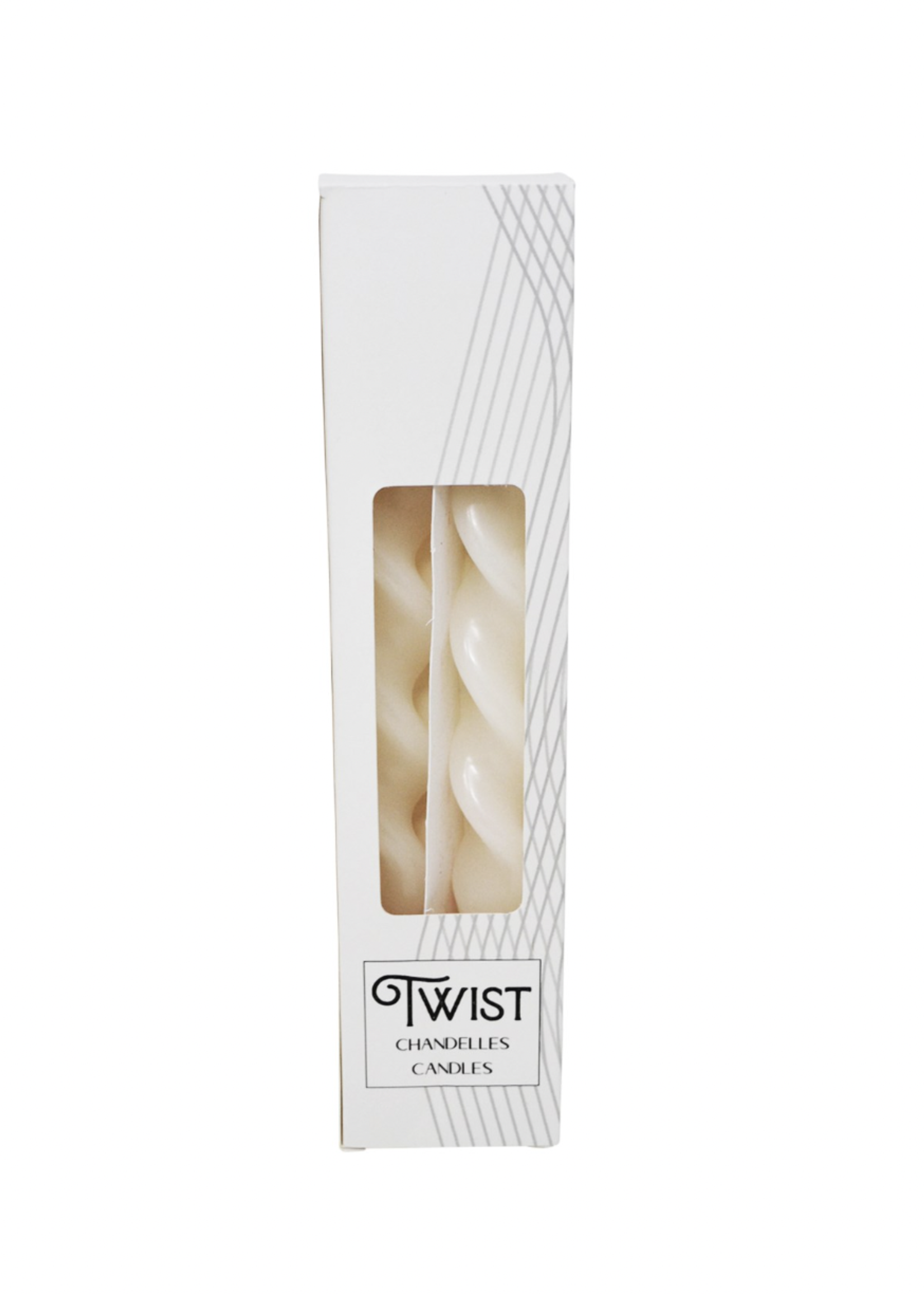 Nost Twisted Candles | White