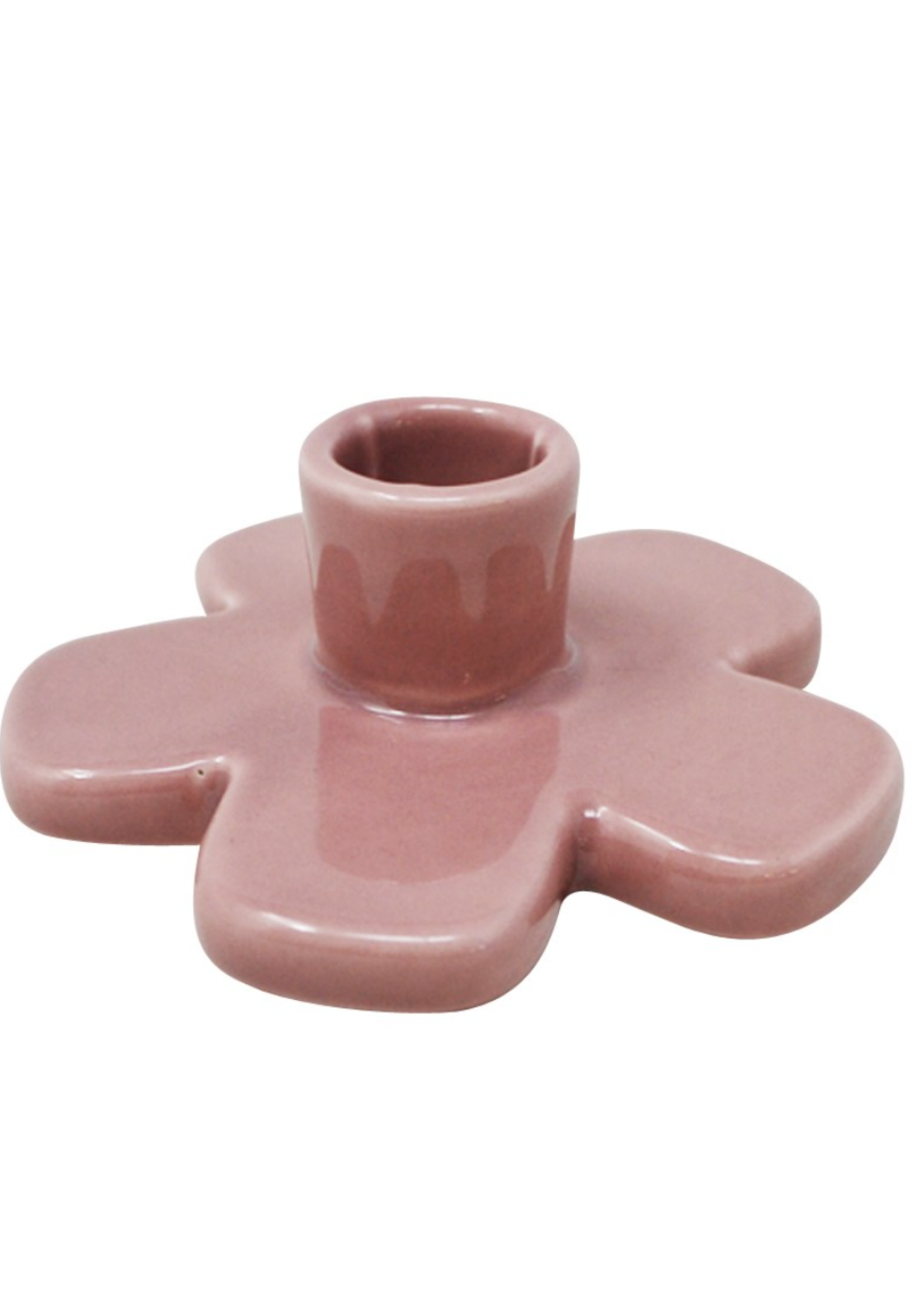 Nost Candle Holder | Pink Flower