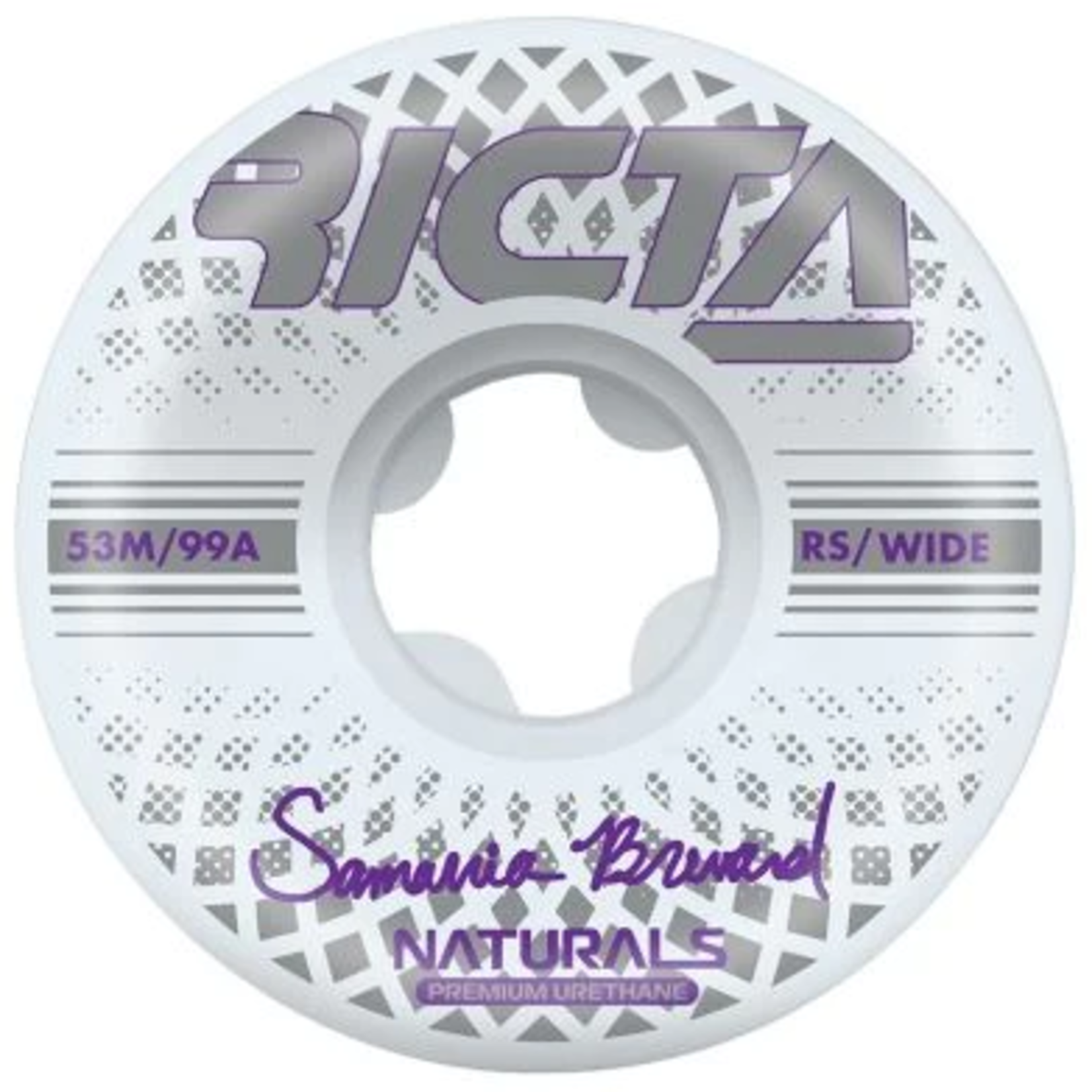 Ricta WHEEL BREVARD REFLECTIVE NATURALS WIDE 99A 53mm