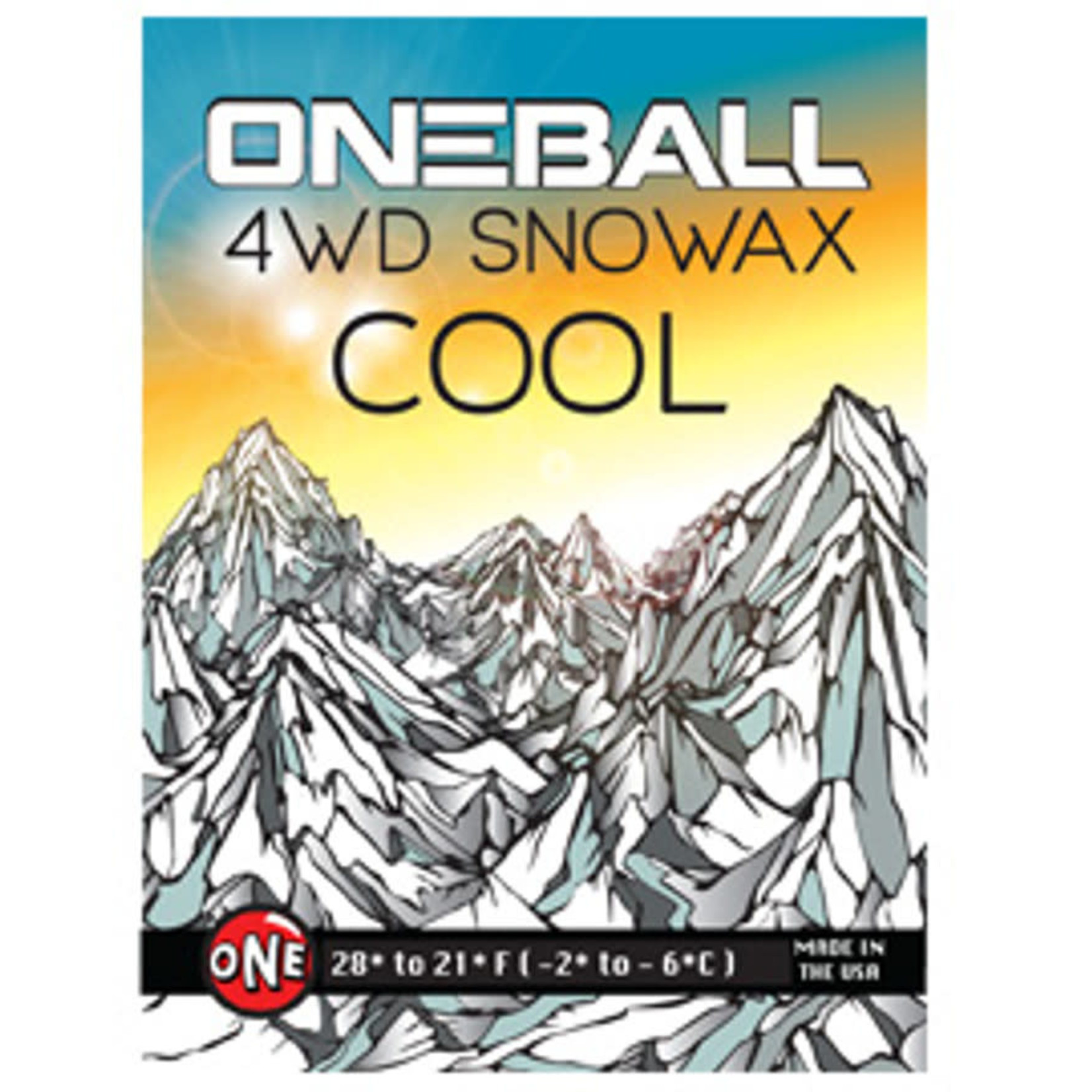 OneBallJay 4WD Cool 25-21F (-2 to -6C) 165g