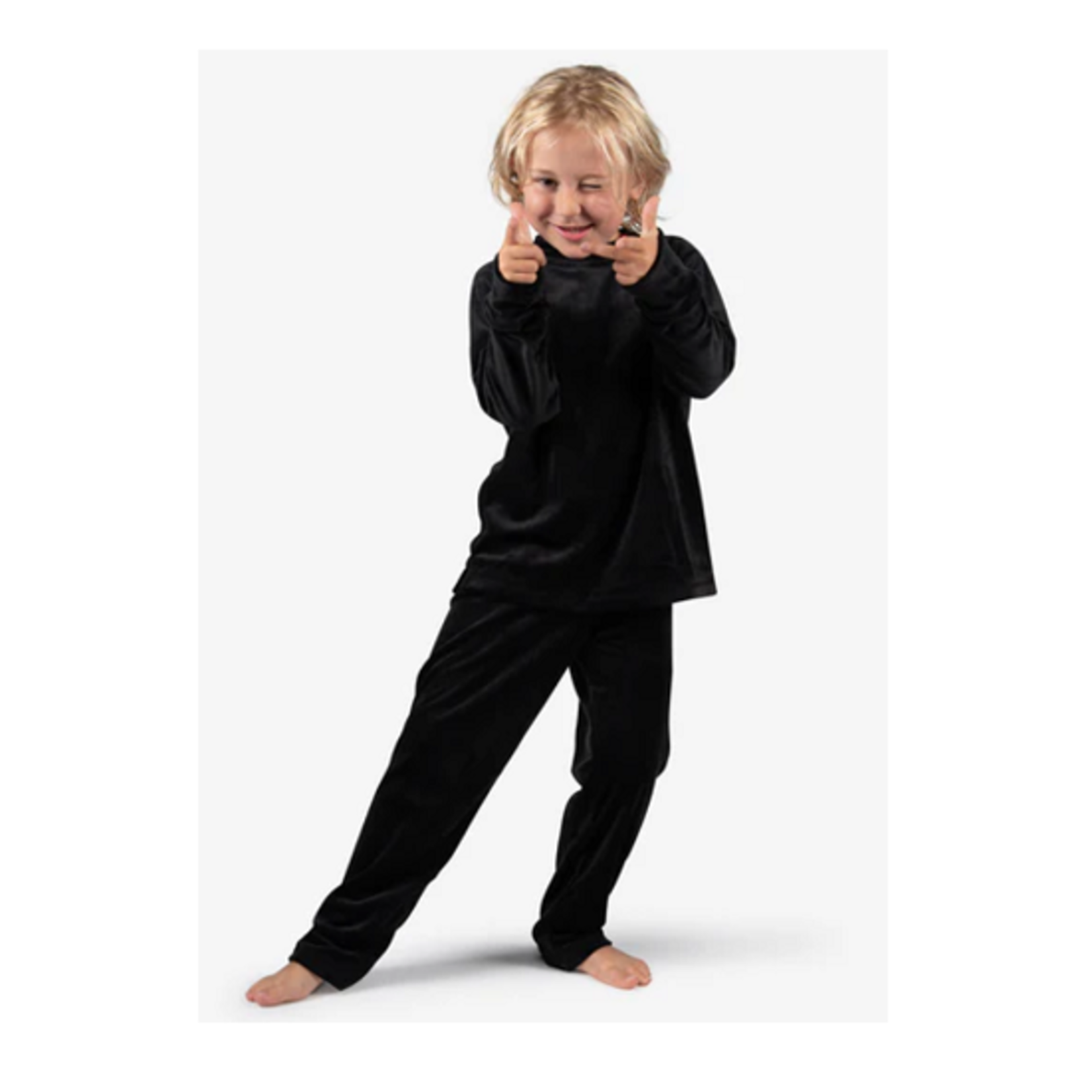 Airhole JUNIOR POLAR FLEECE SET 3/4 LEG BLACK