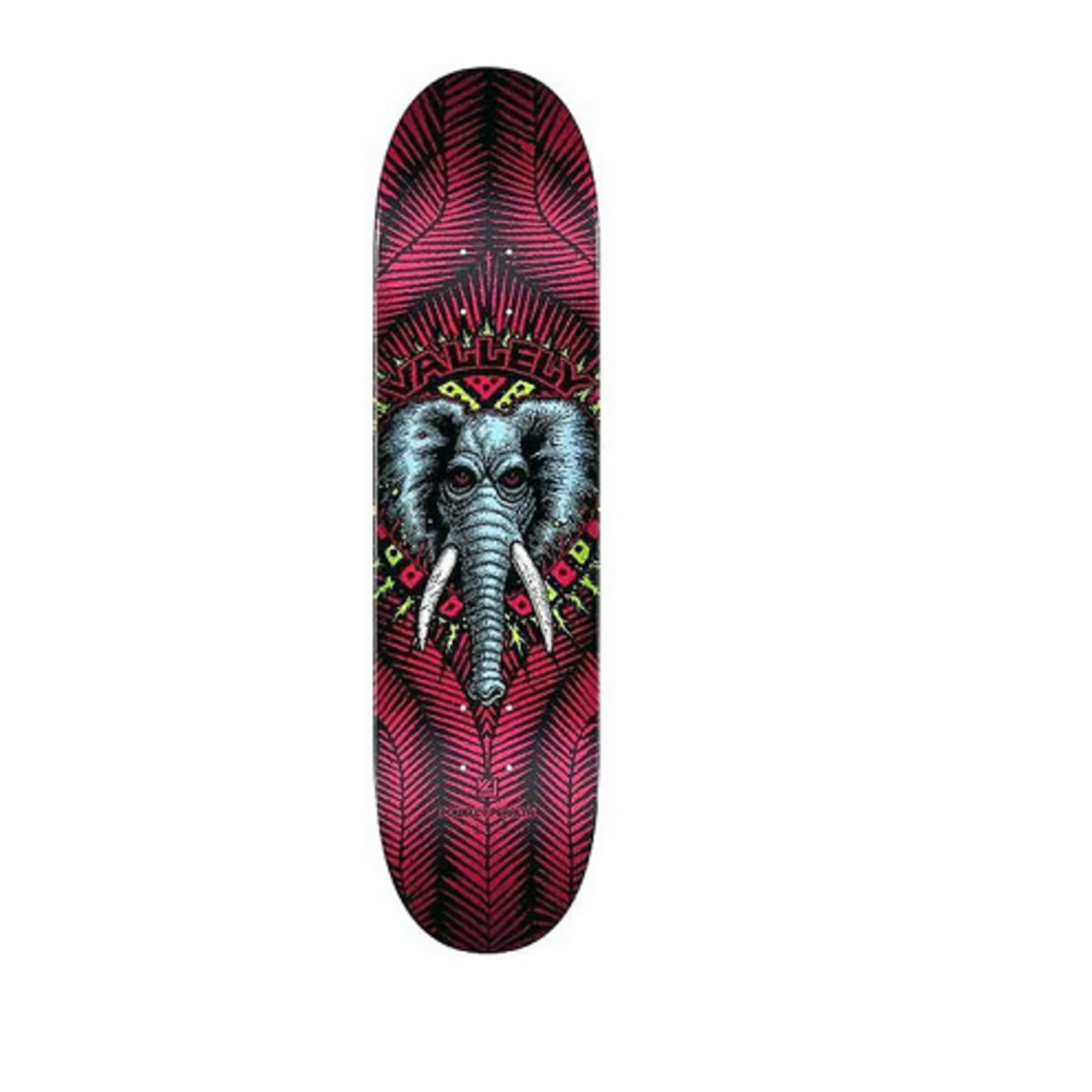 Powell Peralta DECK VALLELY ELEPHANT  8.25 IN. (NEON PINK)