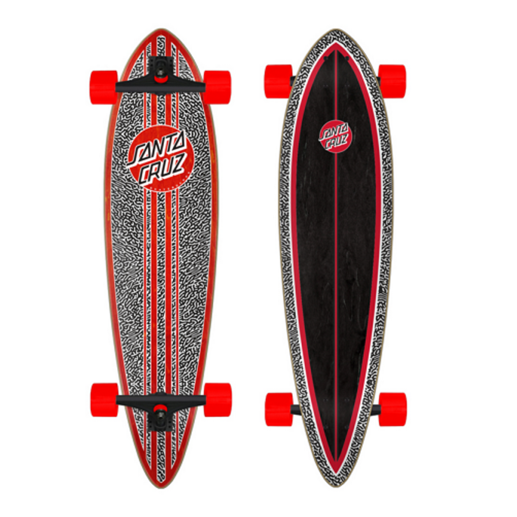 Santa Cruz PINTAIL AMOEBA DOT LONGBOARD 9.58 X 39 in.