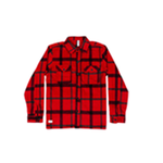 RDS FLANNEL HEAVY RED PLAID