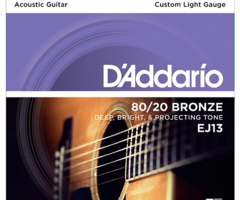 D'Addario D'Addario 80/20 Bronze Acoustic Guitar Strings Custom Light 11-52