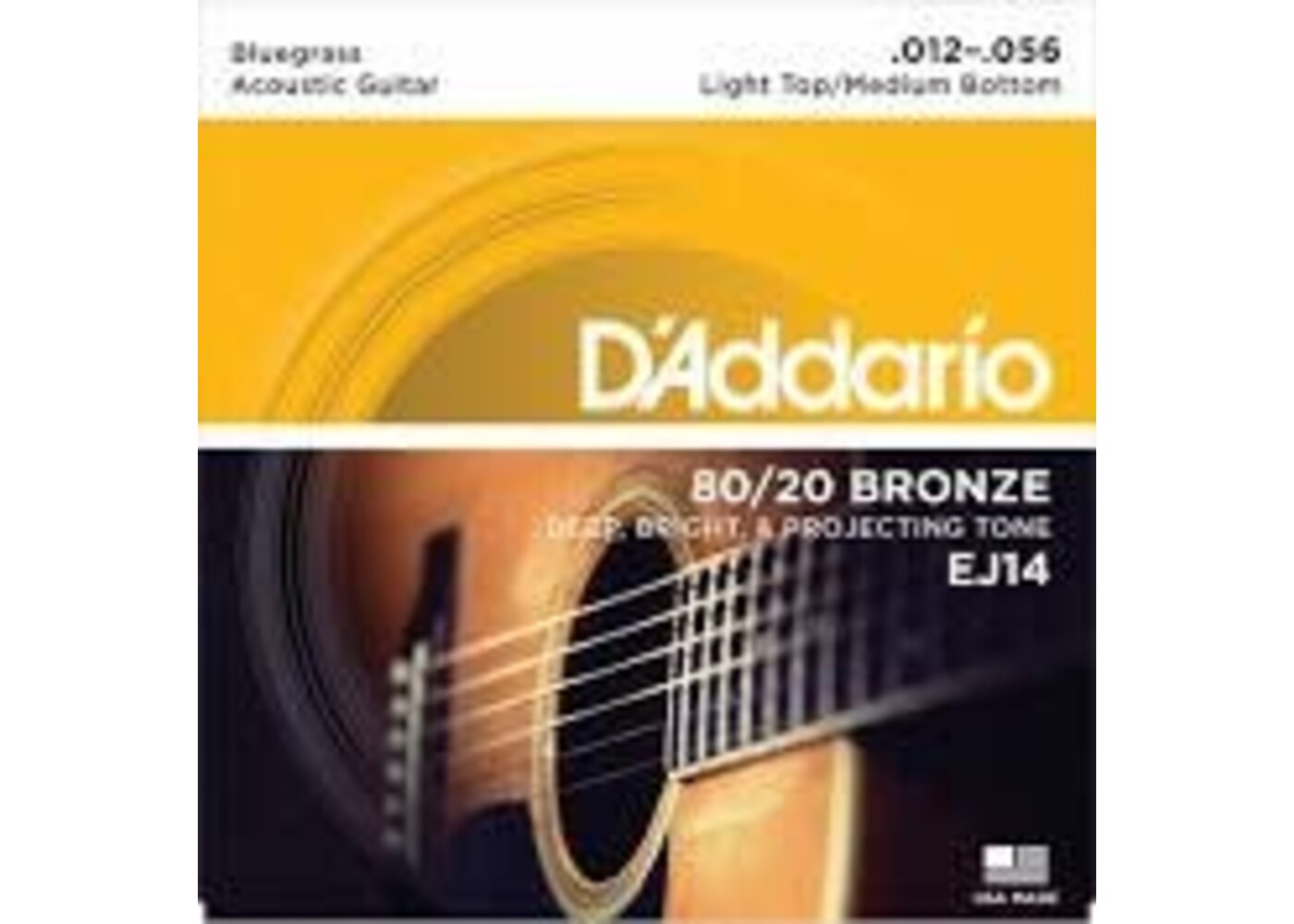 D'Addario D'Addario 80/20 Bronze Bluegrass Acoustic Light Top/Med. Bottom