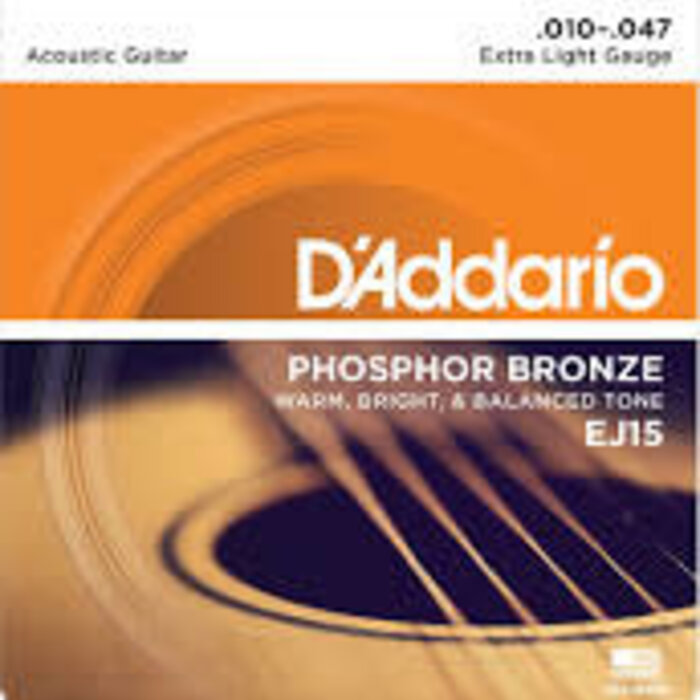 D'Addario D'Addario Acoustic Phosphor Bronze Extra Light 10-47