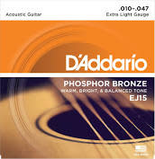 D'Addario D'Addario Acoustic Phosphor Bronze Extra Light 10-47