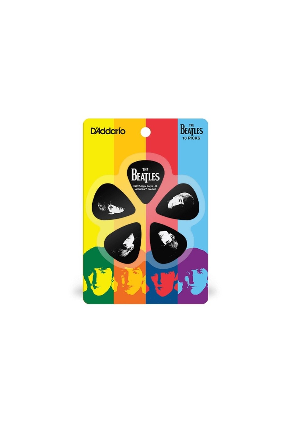 D'Addario D'Addario Beatles Guitar Picks Meet The Beatles 10 pack Medium
