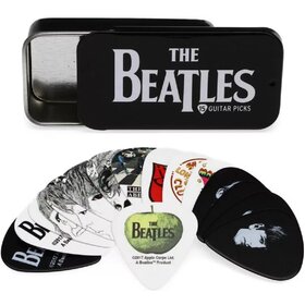 D'Addario D'Addario Beatles Signature Guitar Pick Tins, Logo, 15 picks