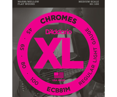 D'Addario D'Addario ECB81M Chromes Bass Light 45-100 Medium Scale