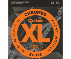 D'Addario D'Addario ECG26 Chromes Flat Wound Medium 13-56