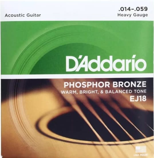 D'Addario D'Addario EJ18 Phosphor Bronze Wound Acoustic Guitar Strings